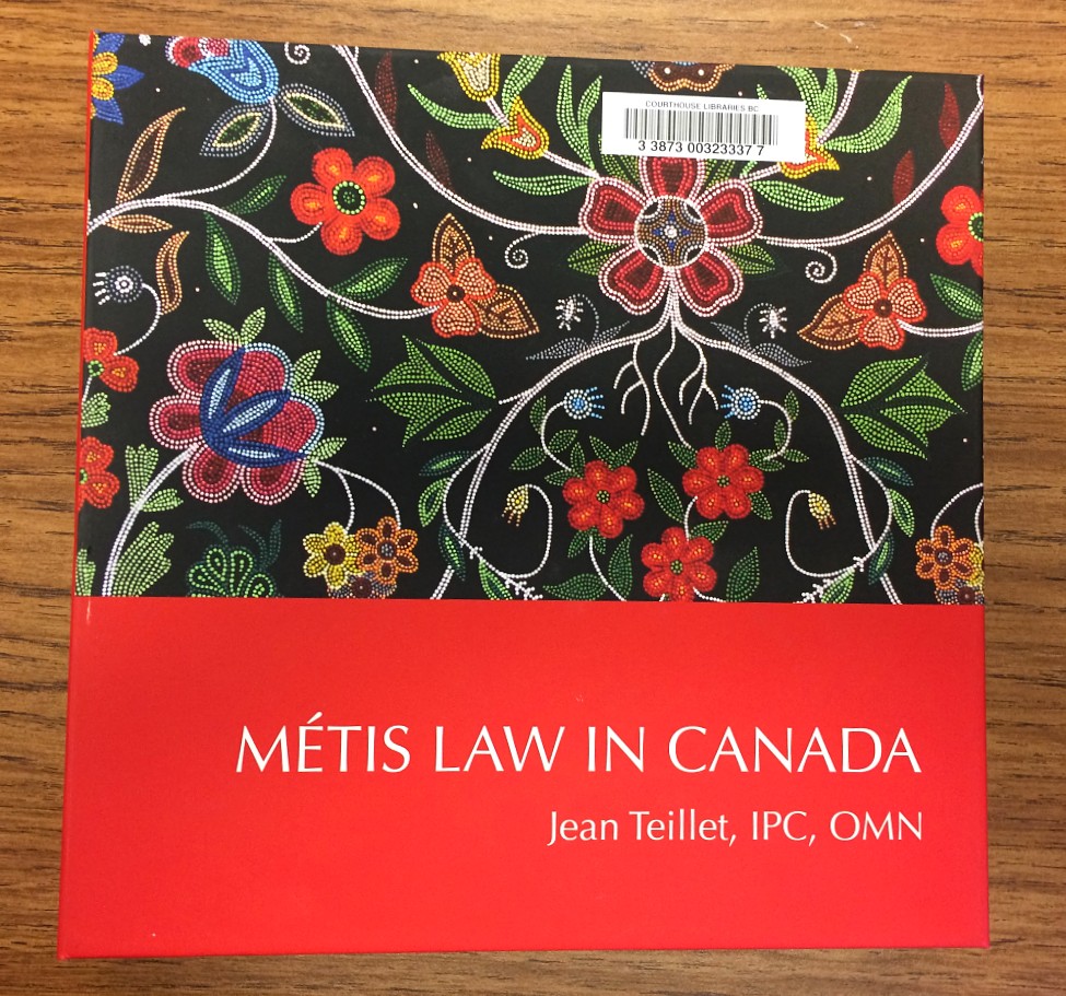 Book cover image of Métis Law in Canada