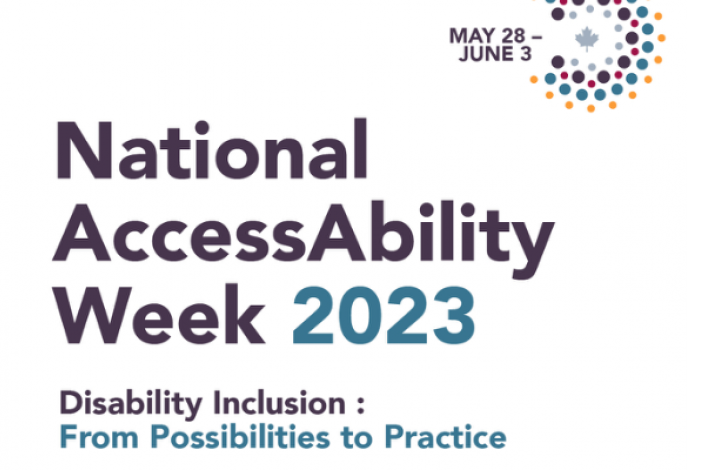 reads National AccessAbility Week 2023 Disability Inclusion: From Possibilities to Practice