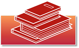 image of a stack of books ready to loan